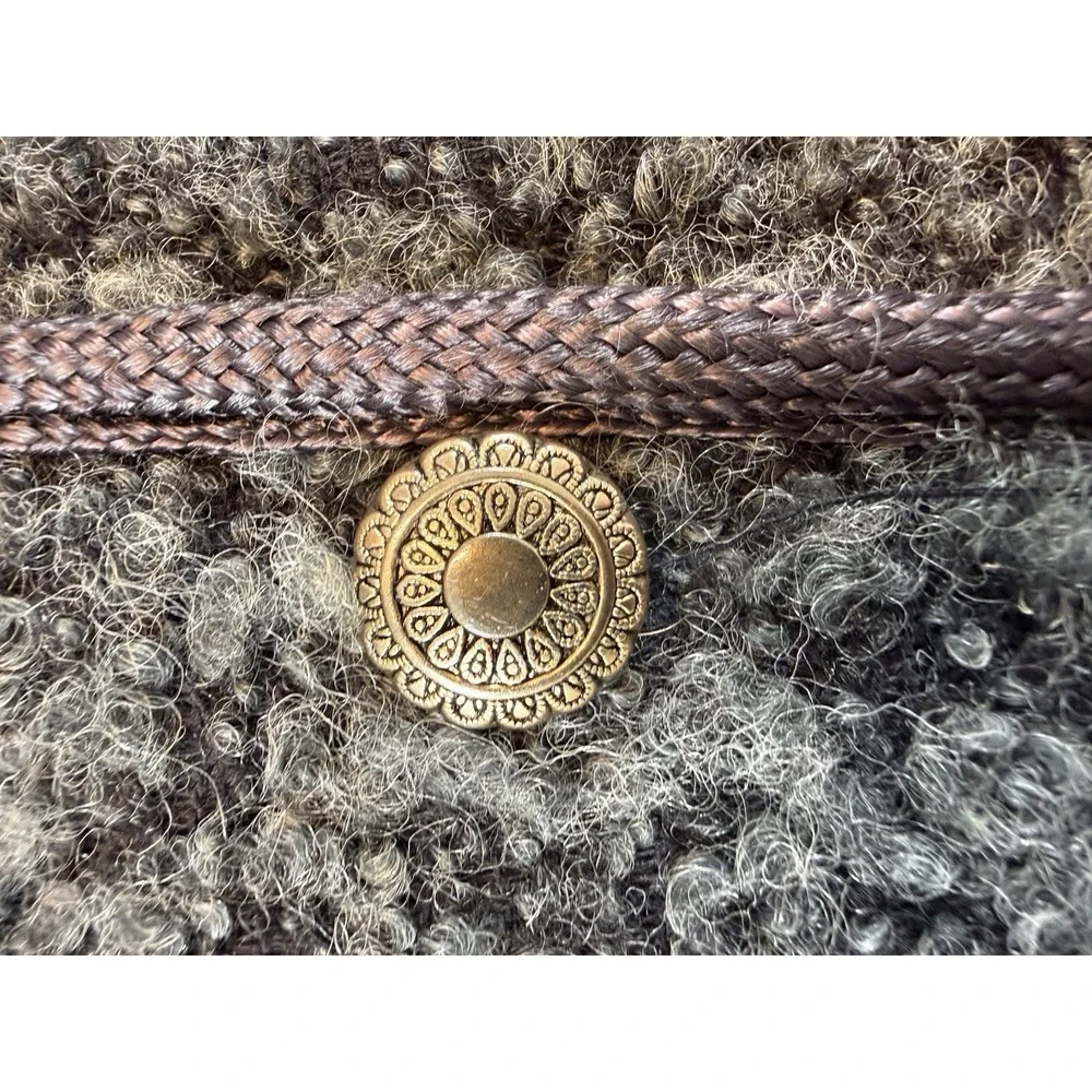 Vintage Willow Ridge Wool Blend‎ Boucle Cardigan Jacket Wmns 18 Cottage Core USA